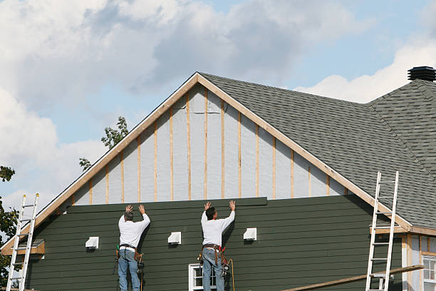 Professional Siding Contractor technician working in Alamance, NC
